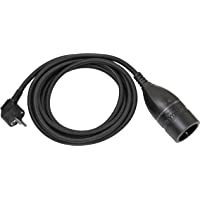 Brennenstuhl 1161830010 Cable alargador- Negro- 3m